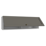 Gabinete Superior 100 cm 1 Puerta Abatible Blanco/Gris Vik Madesa