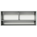 Gabinete Superior 2 Puertas Correderas Vidrio 120cm 1 Nicho Glamy, Lux, Agata y Reims Marrón