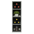 Gabinete Superior Botellero 20 cm Gris Nice Madesa