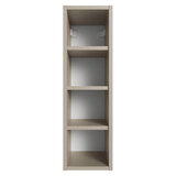 Gabinete Superior Botellero con 4 Nichos Nice Crema