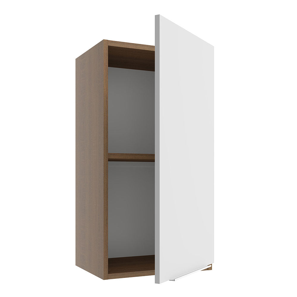 Gabinete Superior 35 cm 1 Puerta Marrón/Blanco Stella Madesa
