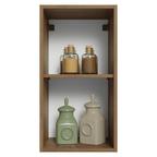 Gabinete Superior 35 cm 1 Puerta Marrón/Gris Vik Madesa