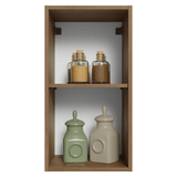 Gabinete Superior 35 cm 1 Puerta Marrón/Gris Vik Madesa