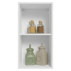 Gabinete Superior 35 cm 1 Puerta Blanco/Verde Vik Madesa