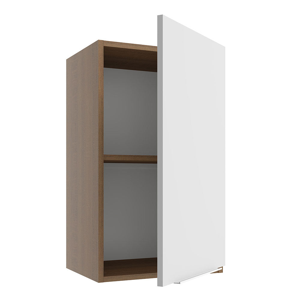 Gabinete Superior 40 cm 1 Puerta Marrón/Blanco Stella Madesa