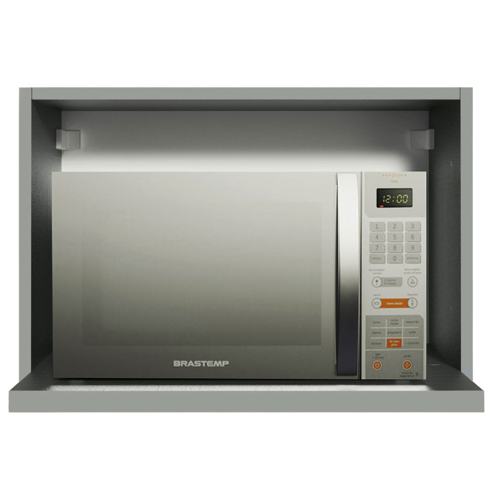 Gabinete Superior para Horno 60 cm Gris Madesa