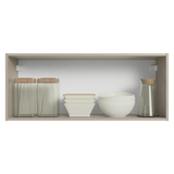 Gabinete Superior 80 cm 1 Puerta Abatible Nice Crema