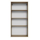 Mueble de Cocina Vitrina 70cm 2 Puertas de Vidrio Marrón Madesa