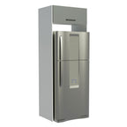 Mueble para Refrigerador 1 Puerta Blanco/Gris Agata Madesa
