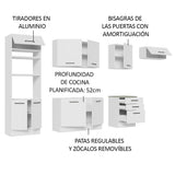 Cocina Integral 330cm Blanco Agata 01