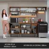 Cocina Integral Emilly 229cm 13