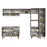 Cocina Integrale 300cm Crema Nice Madesa 08
