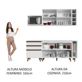 Cocina Integral Reims 200cm Blanco 01