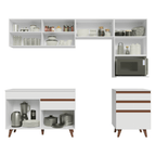 Cocina Integral 250 cm Blanco Reims Madesa