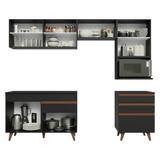 Cocina Integral 250 cm Reims Negro 07