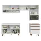 Cocina Integral 250 cm Blanco Reims Madesa