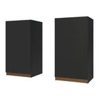 Gabinete Superior 70 cm 2 Puertas Negro Reims Madesa