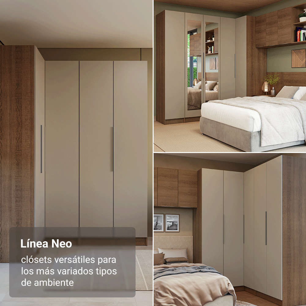 Nicho de Pared 20 cm 4 Repisas Marrón Neo Madesa