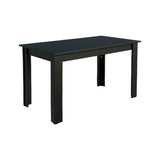 Conjunto de Comedor Encimera de Madera 4 Sillas Marrón/Negro/Oxford Hera Madesa