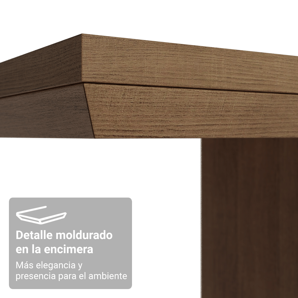 Mesa de Comedor 160 cm Marrón Madesa
