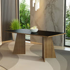 Mesa de Comedor 180 cm Marrón/Negro Madesa
