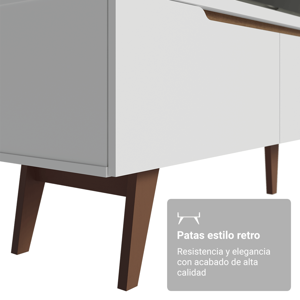 Mueble para TV Hasta 80 Pulgadas Blanco Reims