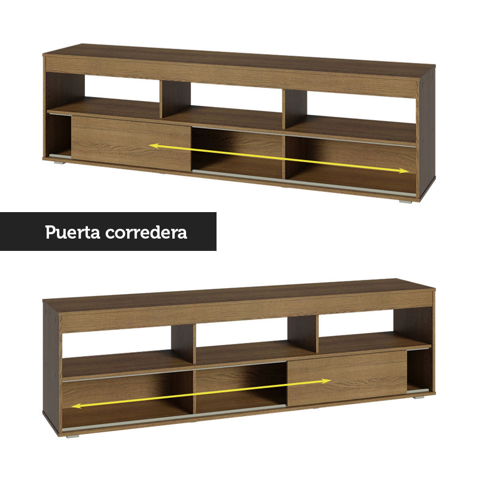 Mueble para TV y Panel Hasta 65" Marrón Orlando