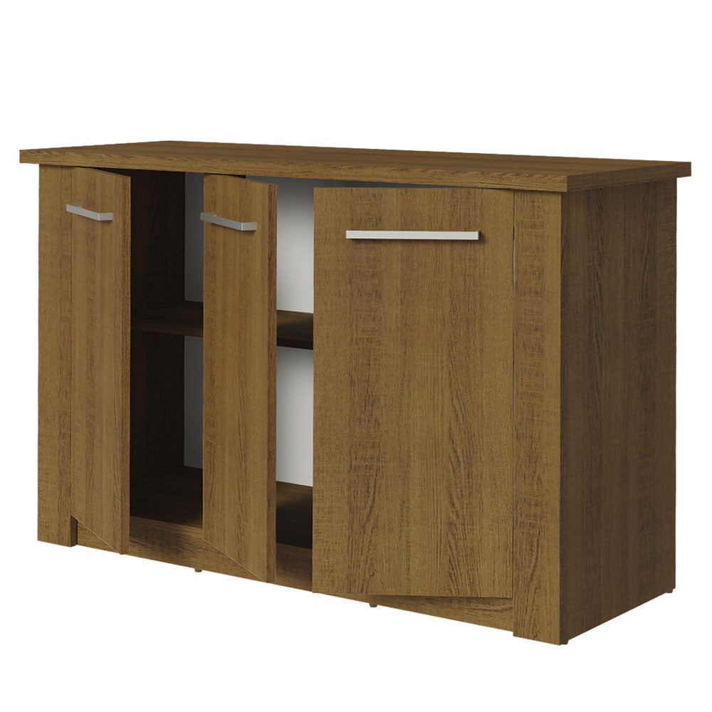 Credenza Bufetera 3 Puertas Marrón