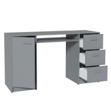 Escritorio Para Pc 3 Cajones 1 Puerta Gris Madesa Alaska