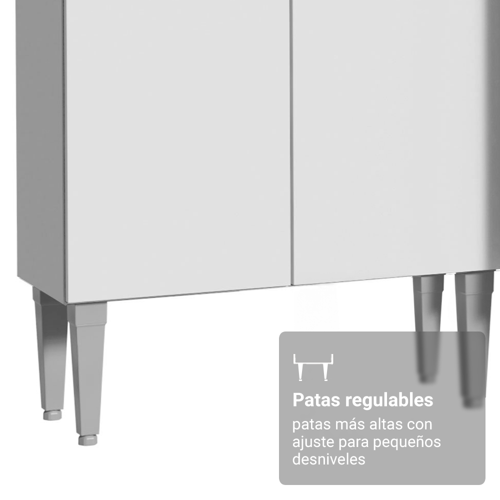 Cocina Compacta 229cm Blanco Emilly Top