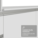 Cocina Integral 240cm Blanco Topazio