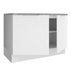 Gabinete Bajo 120 cm 2 Puertas Blanco Stella Madesa