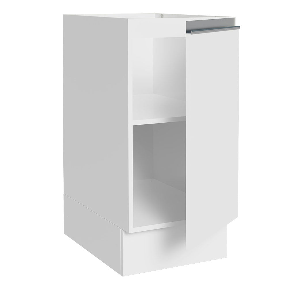 Gabinete Bajo 35 cm 1 Puerta Sin Encimera Blanco Glamy Madesa