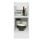 Gabinete Bajo 35 cm 1 Puerta Sin Encimera Blanco Stella Madesa