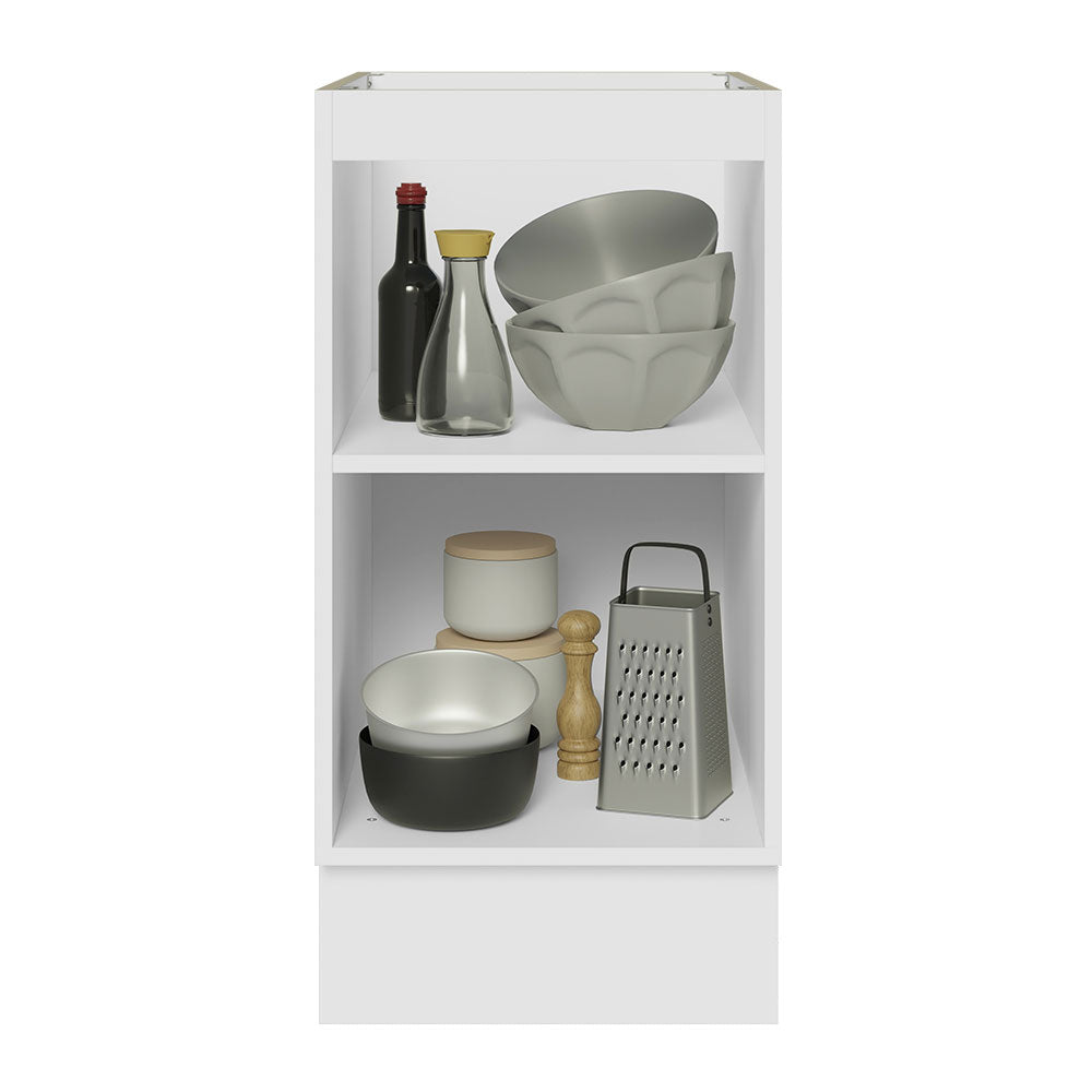 Gabinete Bajo 40 cm 1 Puerta Sin Encimera Blanco Stella Madesa