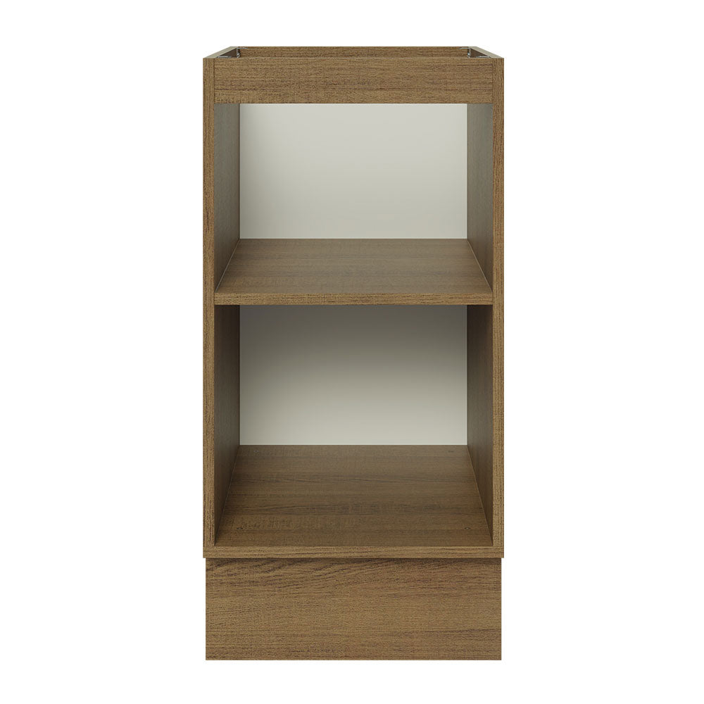 Gabinete Bajo 40 cm 1 Puerta Sin Encimera Marrón Glamy Madesa