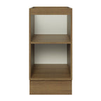Gabinete Bajo 40 cm 1 Puerta Sin Encimera Marrón/Negro Glamy Madesa