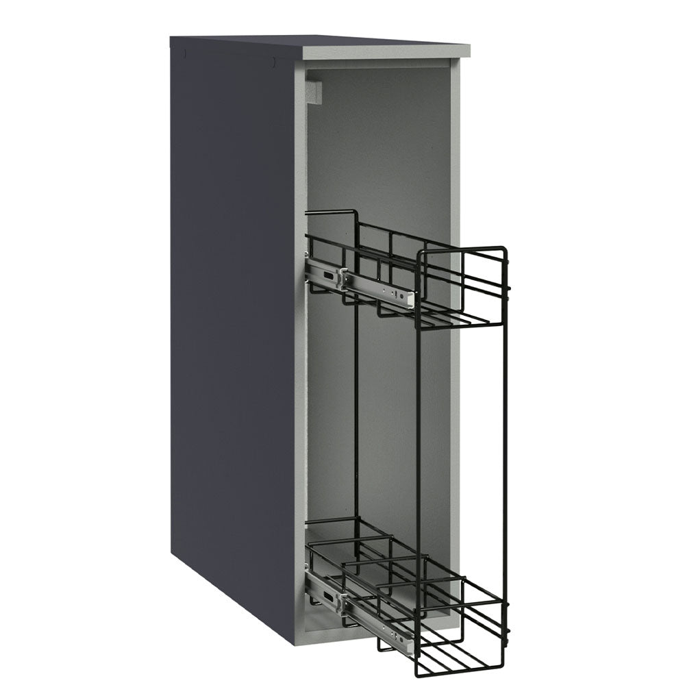 Gabinete Especiero para Cocina 20 cm Sin Patas Nice Gris