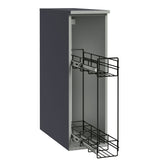 Gabinete Especiero para Cocina 20 cm Sin Patas Nice Gris