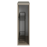 Gabinete Especiero para Cocina 20 cm Sin Patas Nice Crema