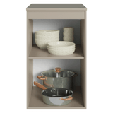 Gabinete Bajo 40 cm 1 Puerta Sin Patas Nice Crema