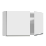 Gabinete Superior 120 cm 2 Puertas Glamy Blanco