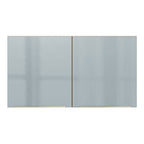 Gabinete Superior 120 cm 2 Puertas Marrón/Gris Lux Madesa