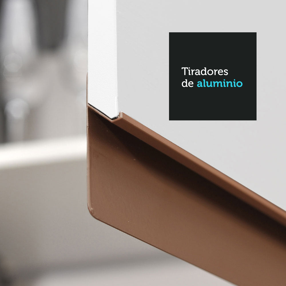 Gabinete Superior 120 x 50 cm 2 Puertas Reims Blanco