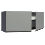 Gabinete Superior 120 x 50 cm 2 Puertas Nice Gris