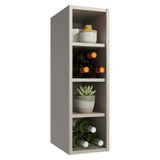 Gabinete Superior Botellero con 4 Nichos Nice Crema