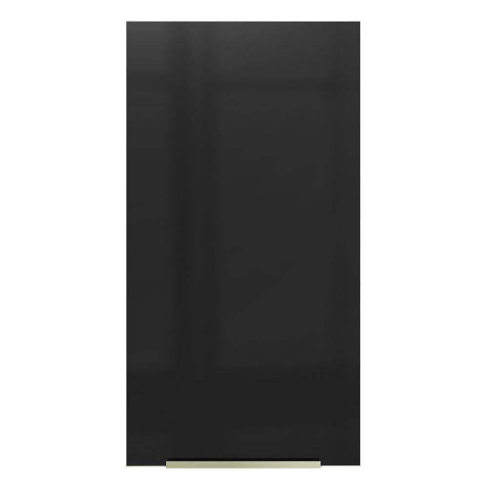 Gabinete Superior 35 cm 1 Puerta Lux Blanco/Negro