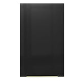 Gabinete Superior 40 cm 1 Puerta Lux Marrón/Negro