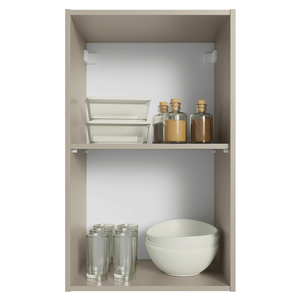 Gabinete Superior 40 cm 1 Puerta Nice Crema