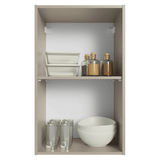 Gabinete Superior 40 cm 1 Puerta Nice Crema